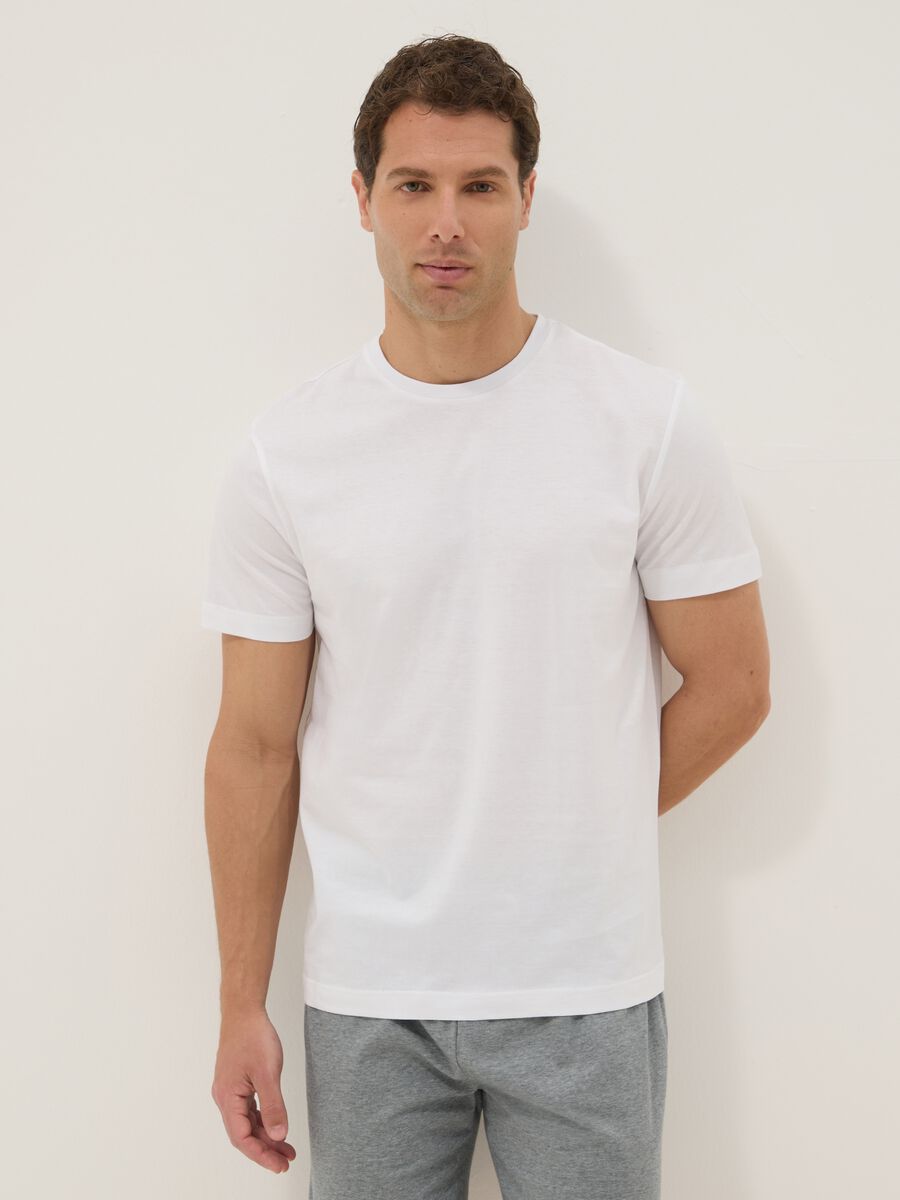 Short Pyjamas in Multicolour Organic Cotton with Regular Fit_1