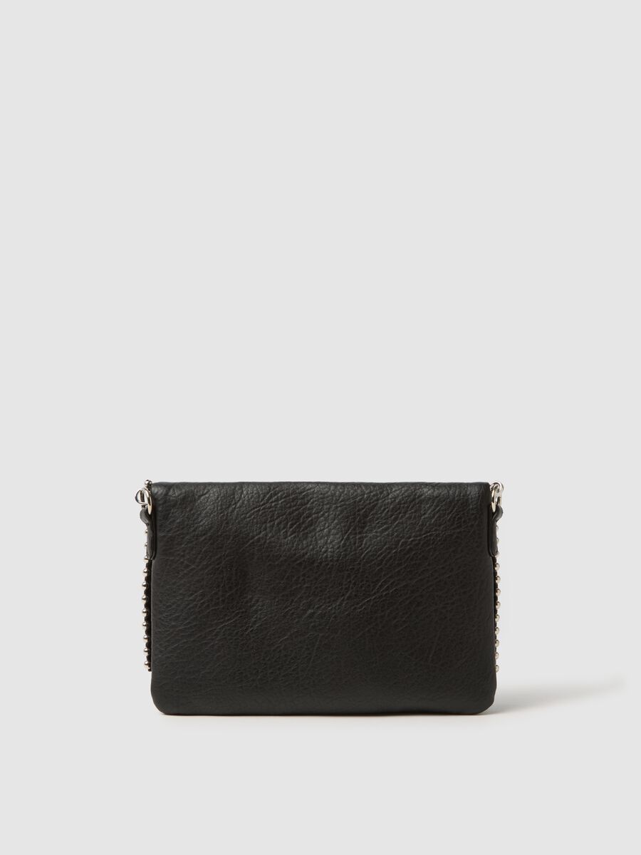 Black clutch with silver details_1