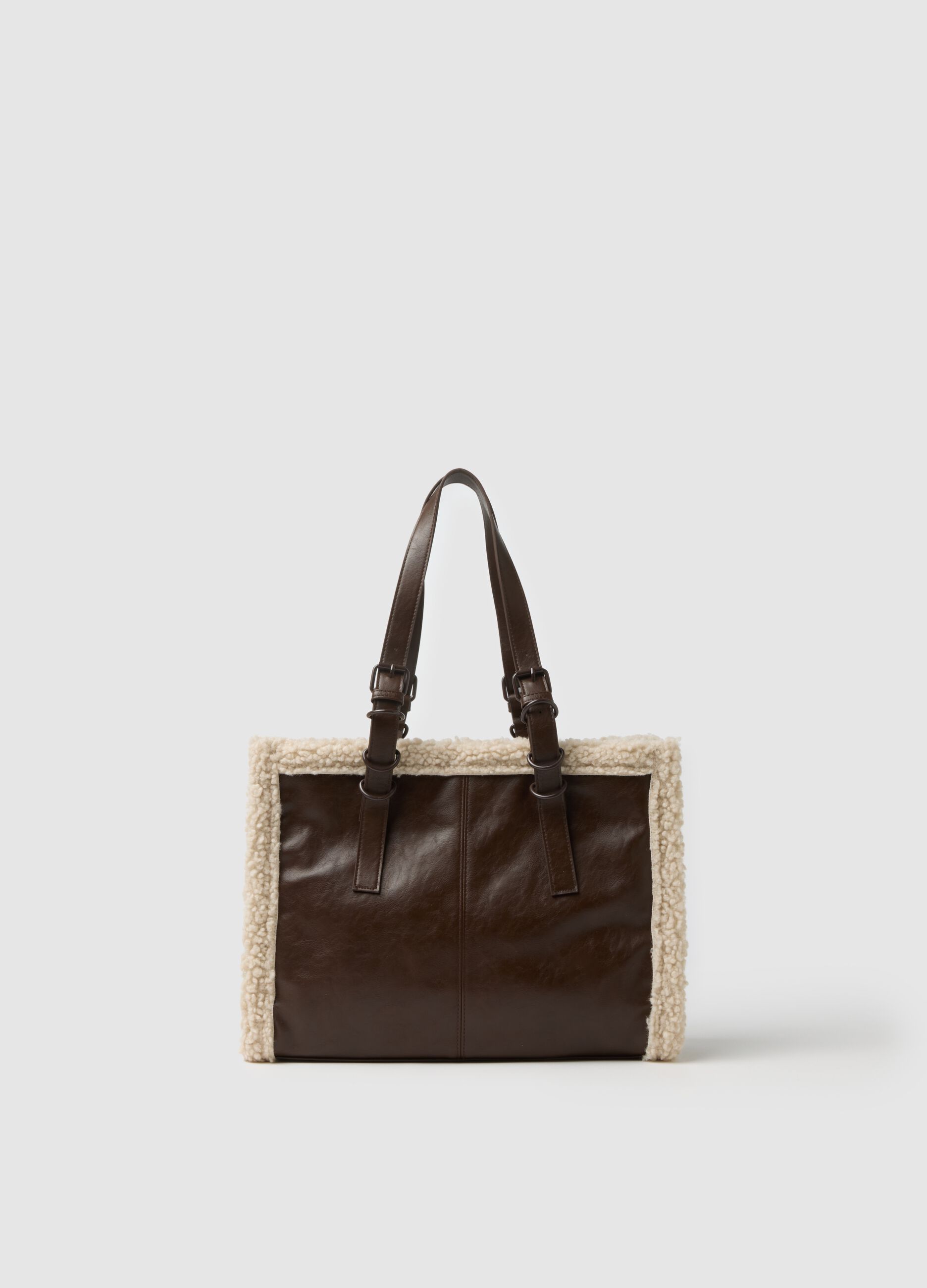 Brown shopper bag