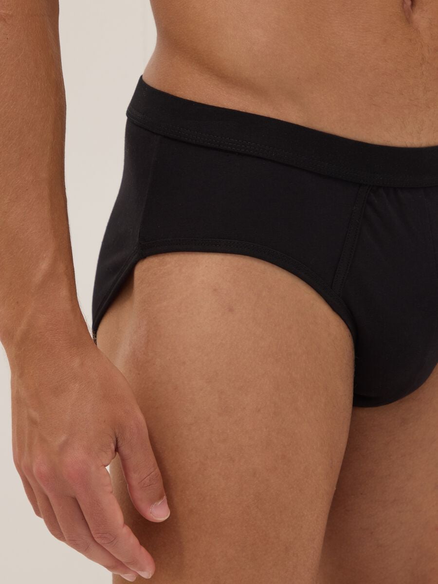 2-pack of black stretch Supima cotton briefs_3
