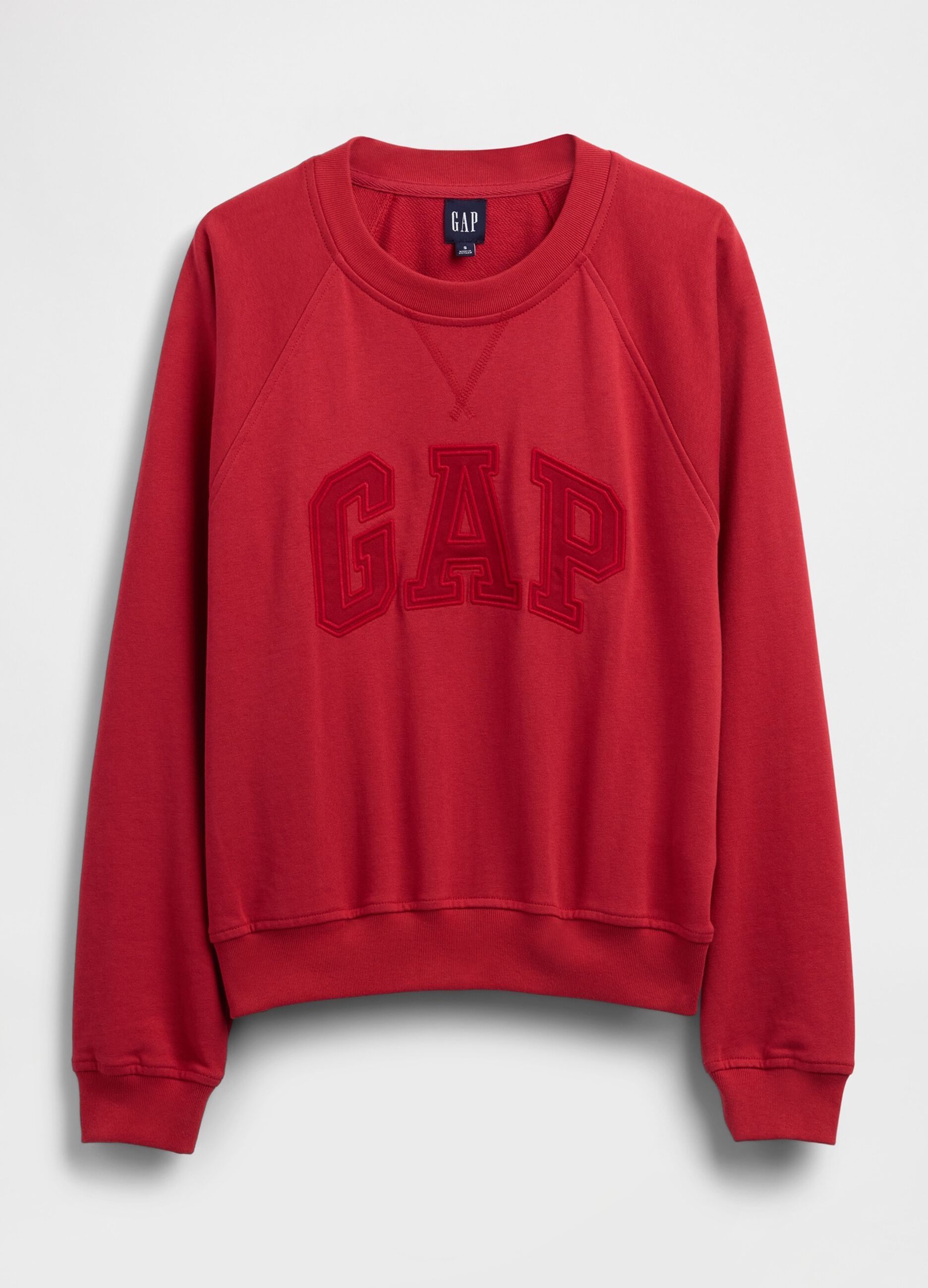 Cotton-blend crewneck sweatshirt