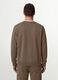 Grey crew-neck cotton-blend sweatshirt, regular fit_3