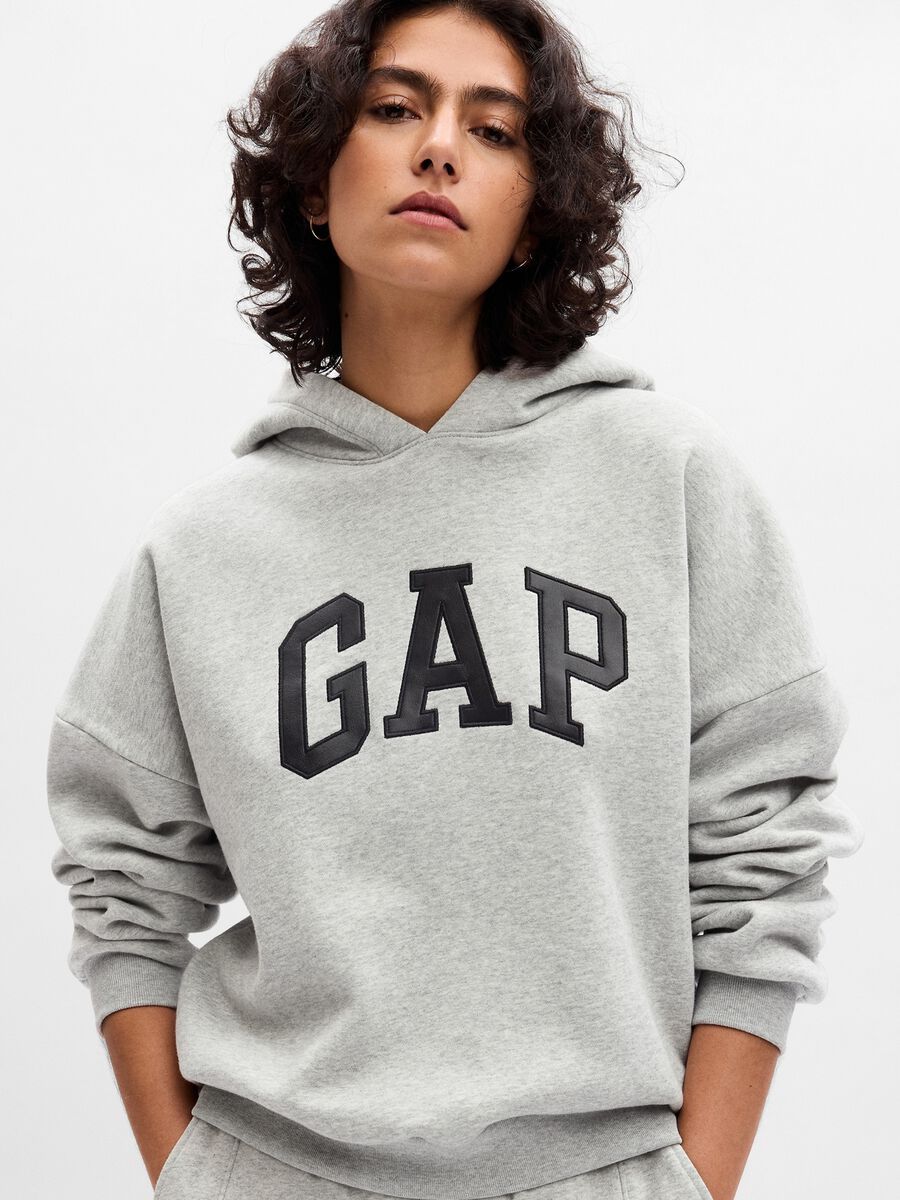 Oversized sweatshirt with hood_0
