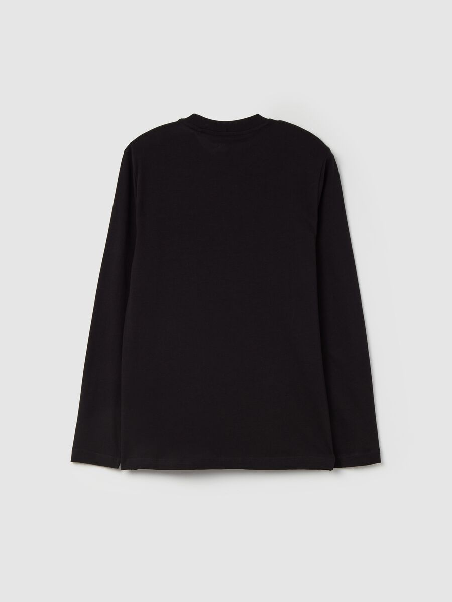 T-shirt a maniche lunghe con stampa_4