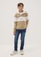 Boys' blue slim-fit stretch cotton jeans_0