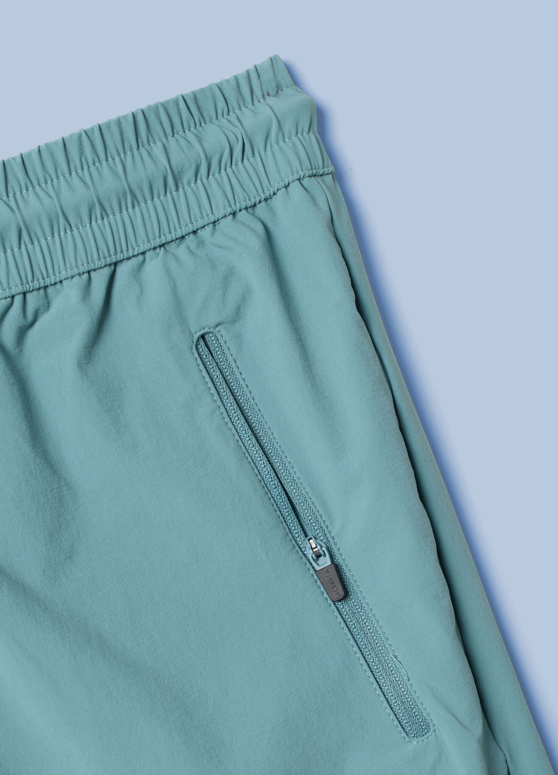 Green ALTAVIA SAILING shorts in stretch fabric