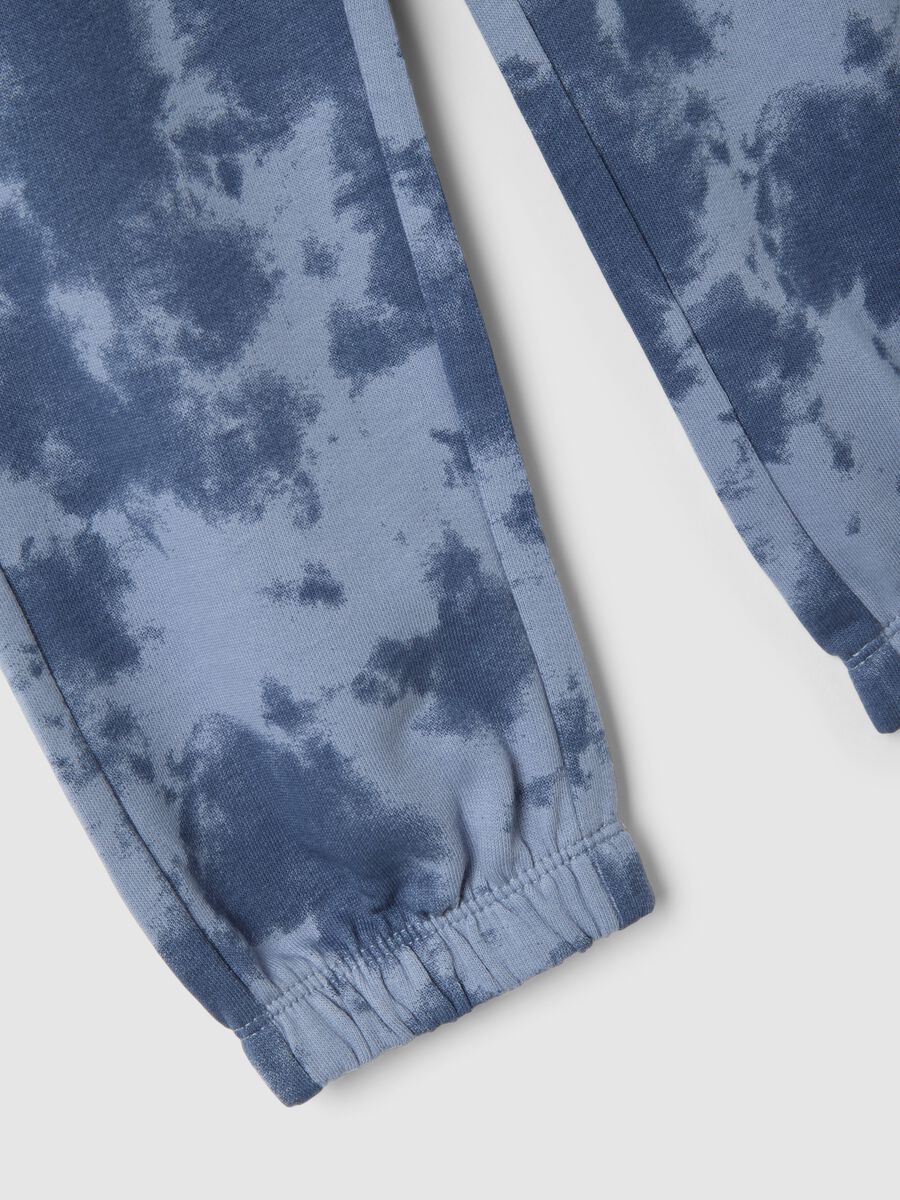 Multicolour TieDye Pure Cotton Regular Fit Children's Trousers_2