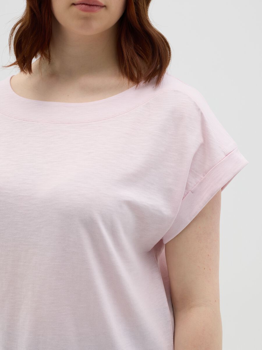 Curvy T-shirt in slub jersey_2