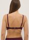 Purple triangle bikini top in stretch fabric with shaping effect_2