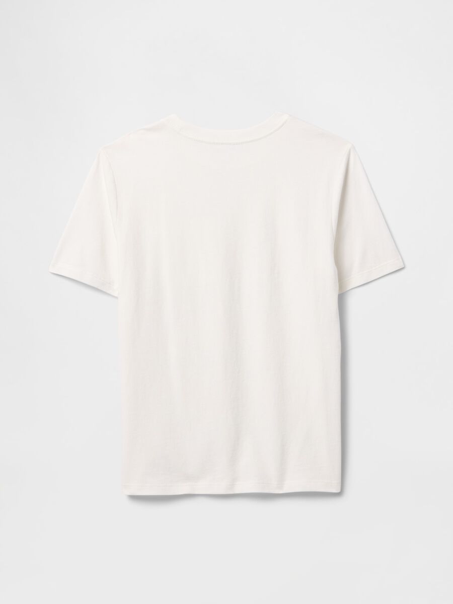 White short sleeve cotton t-shirt_1