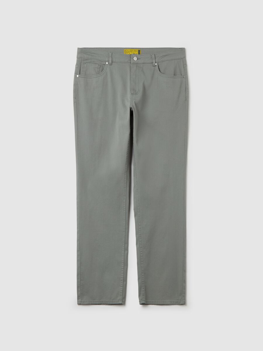Slim-fit trousers with five pockets_4