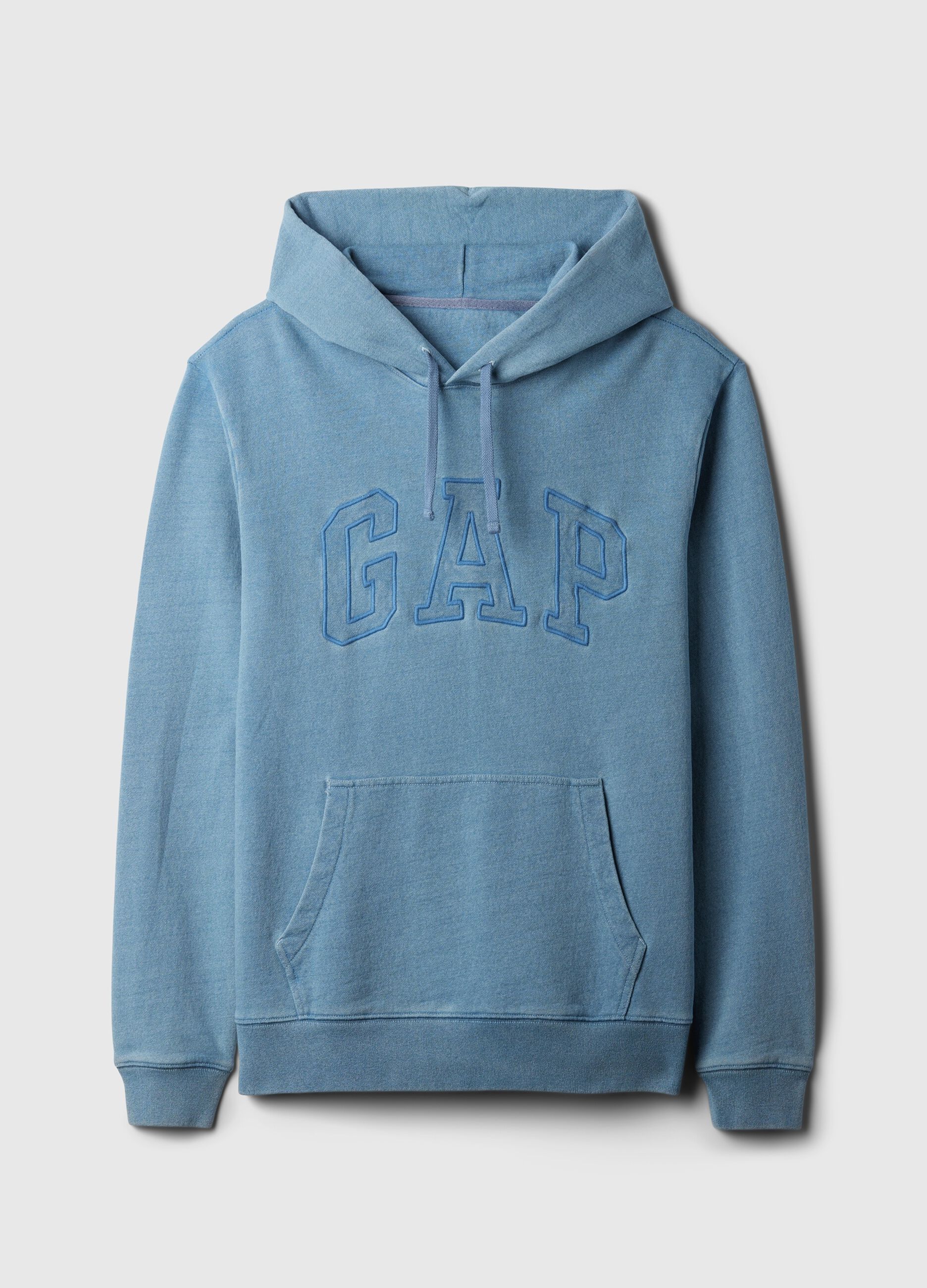 Felpa con cappuccio e ricamo logo