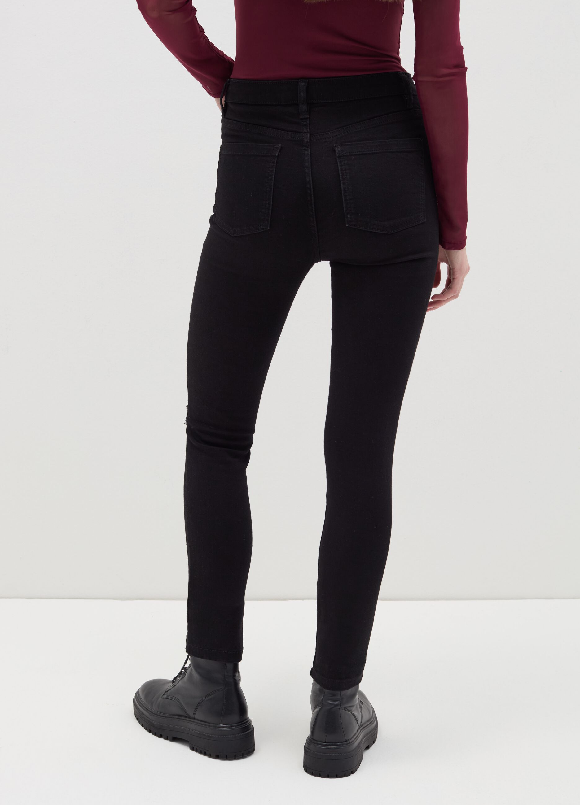 B.ANGEL X THE SEA BEYOND skinny-fit trousers