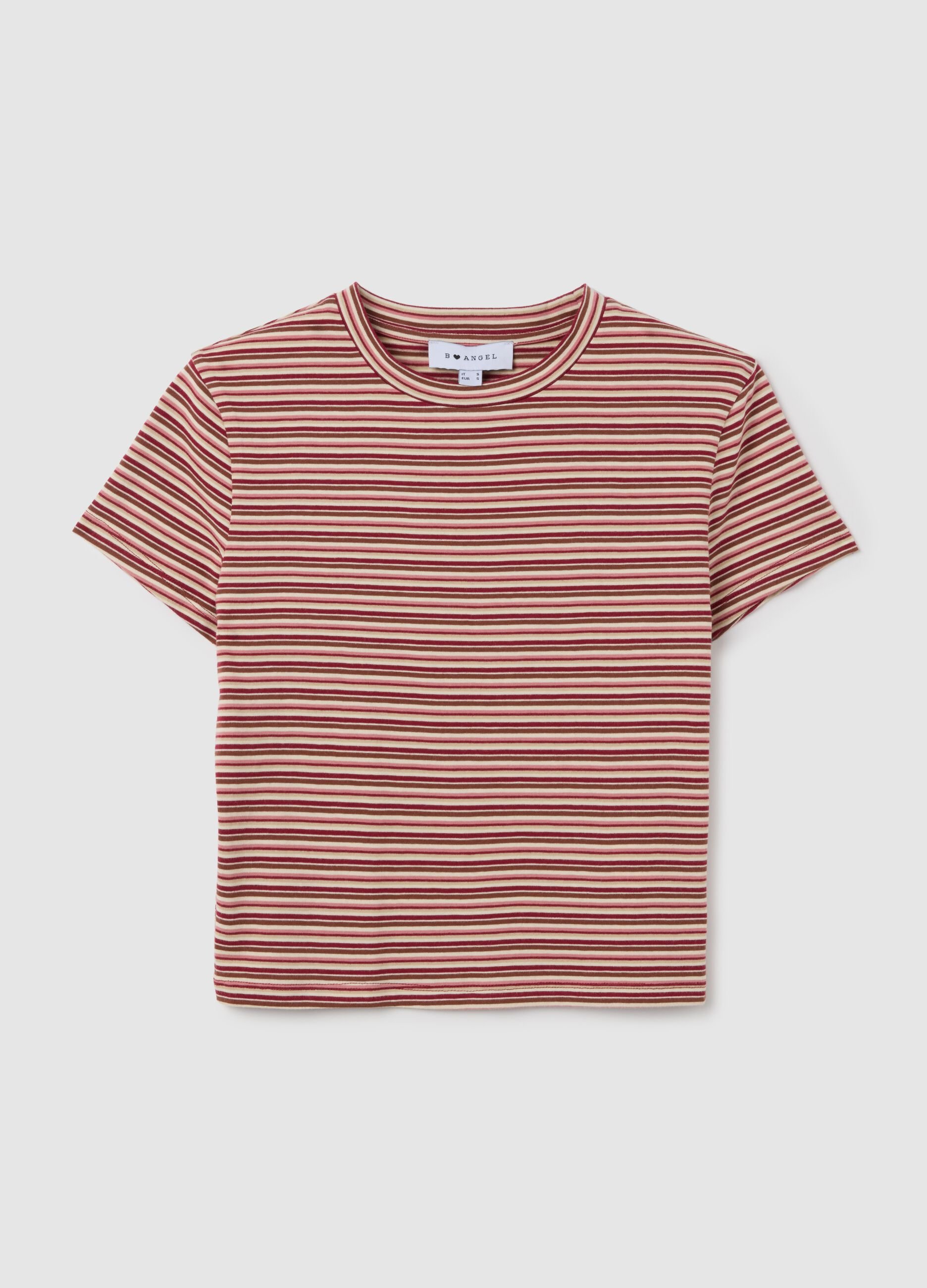 Women's Multicolour Pure Cotton T-shirt