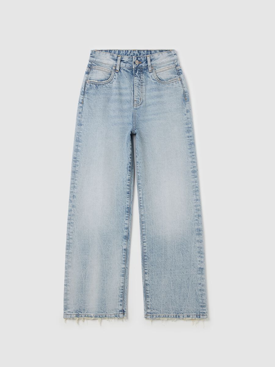 Wide Leg Denim Vintage Light Blue_5