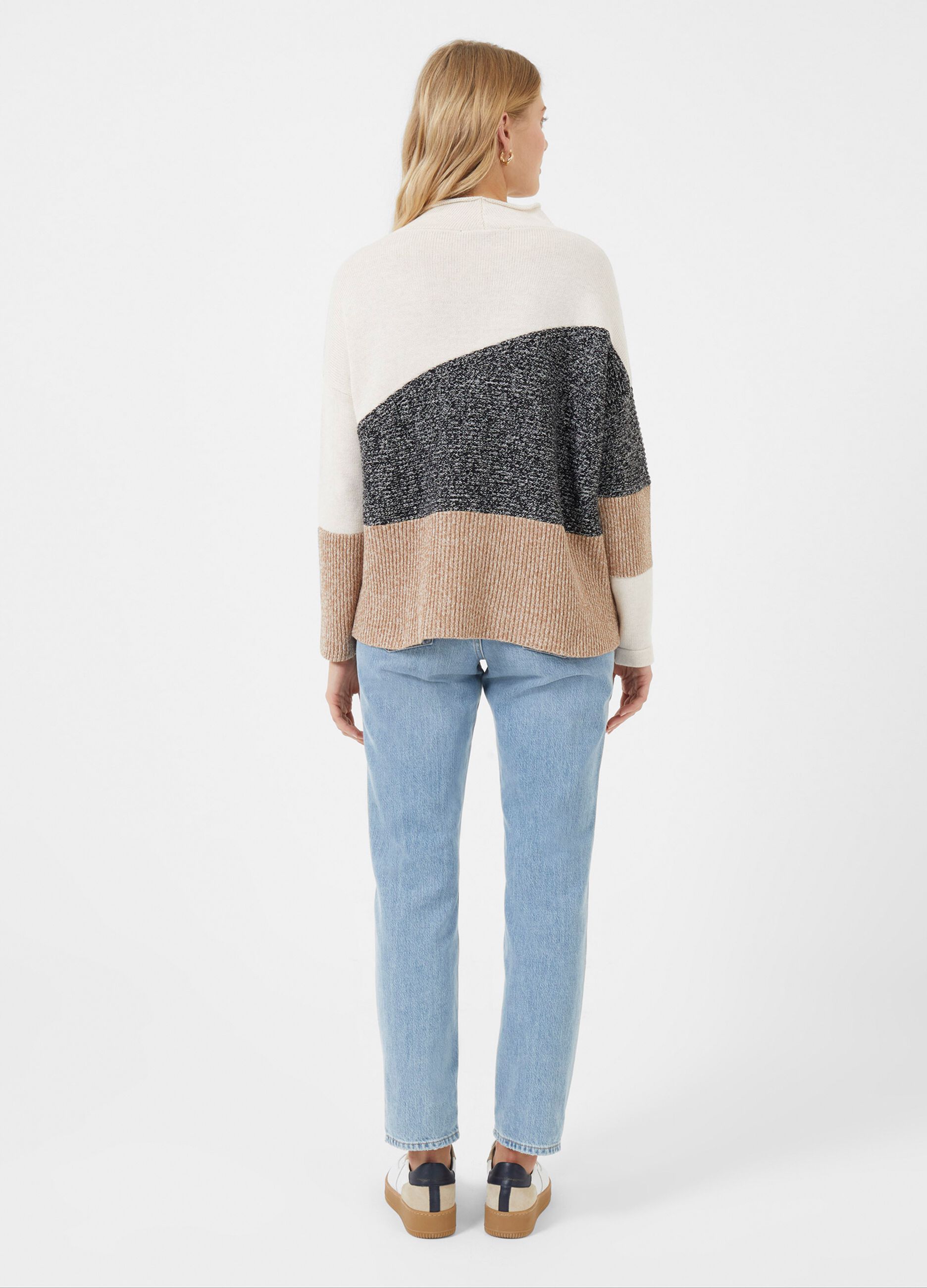 Pullover oversize color block French Connection