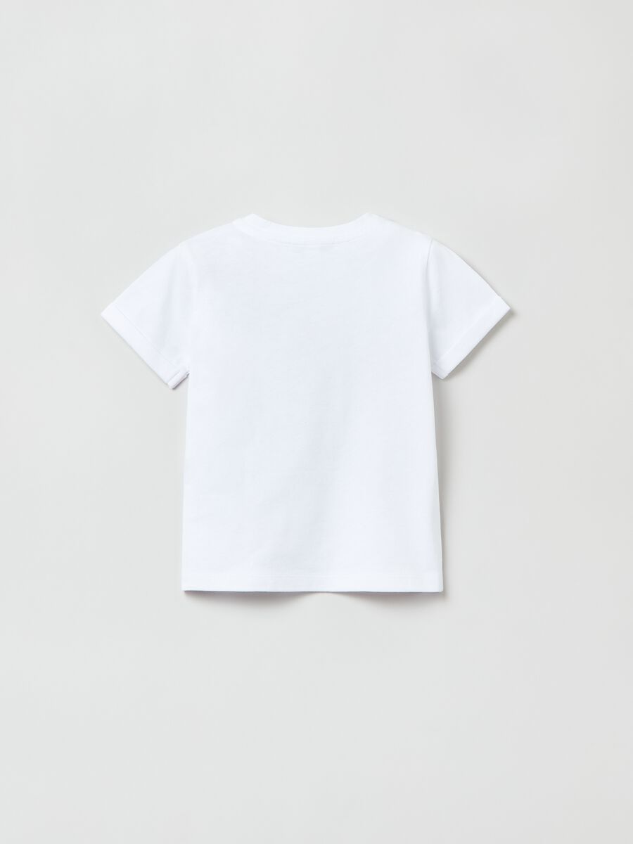 T-shirt in cotone con stampa tartarughe_1