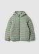 Regular fit boys' green lightweight jacket with hood_3