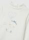 Baby girl cotton jersey top white regular fit_2