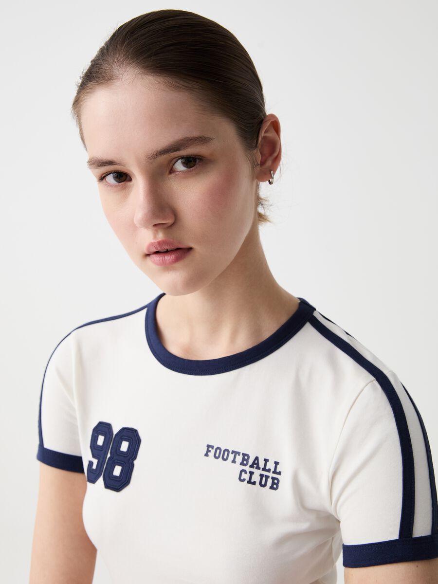 Football Club T-shirt with contrasting trims_1