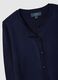 Regular fit blue cardigan with buttons_5