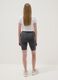 Grey stretch cotton cycling shorts_1