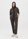 Regular fit green jogger trousers with elasticated waist_0