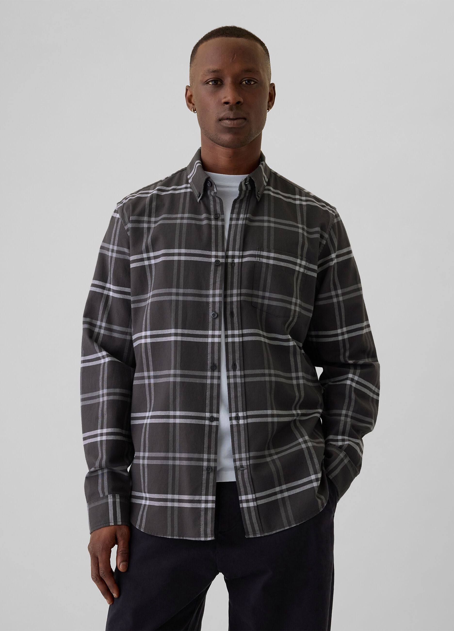 Regular-fit shirt in Oxford cotton