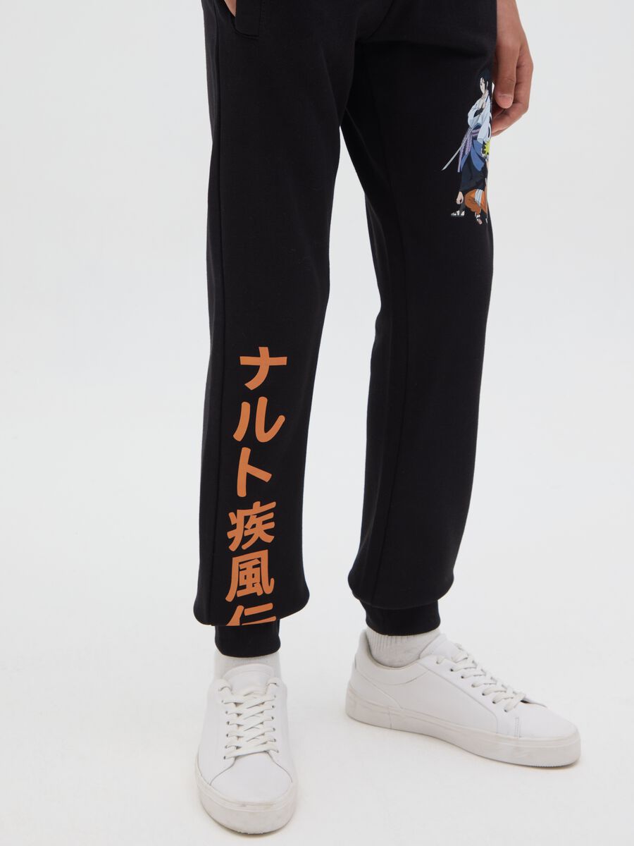 Joggers with drawstring and Naruto  print_3