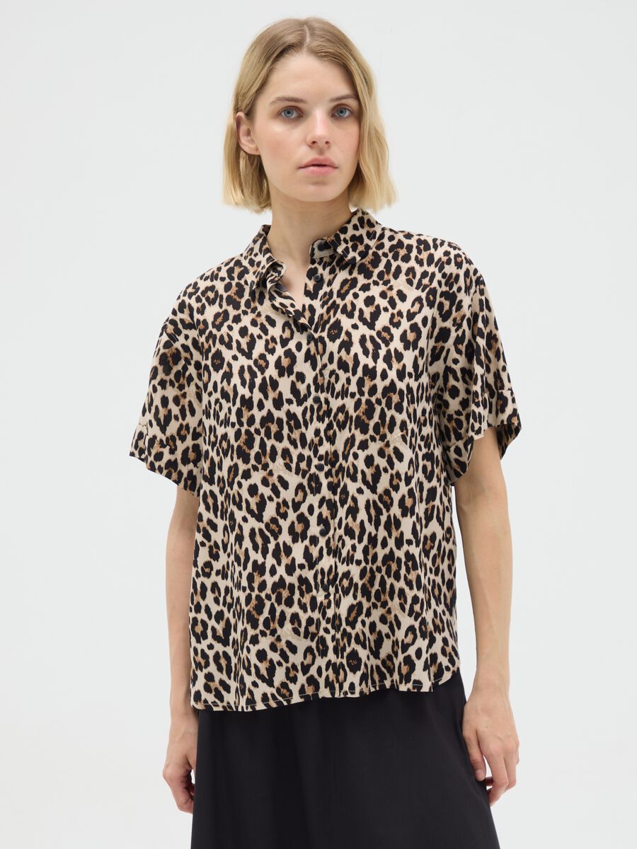 Women's multicolour viscose shirt_0
