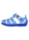 Girls' blue sandals with adjustable closure_0