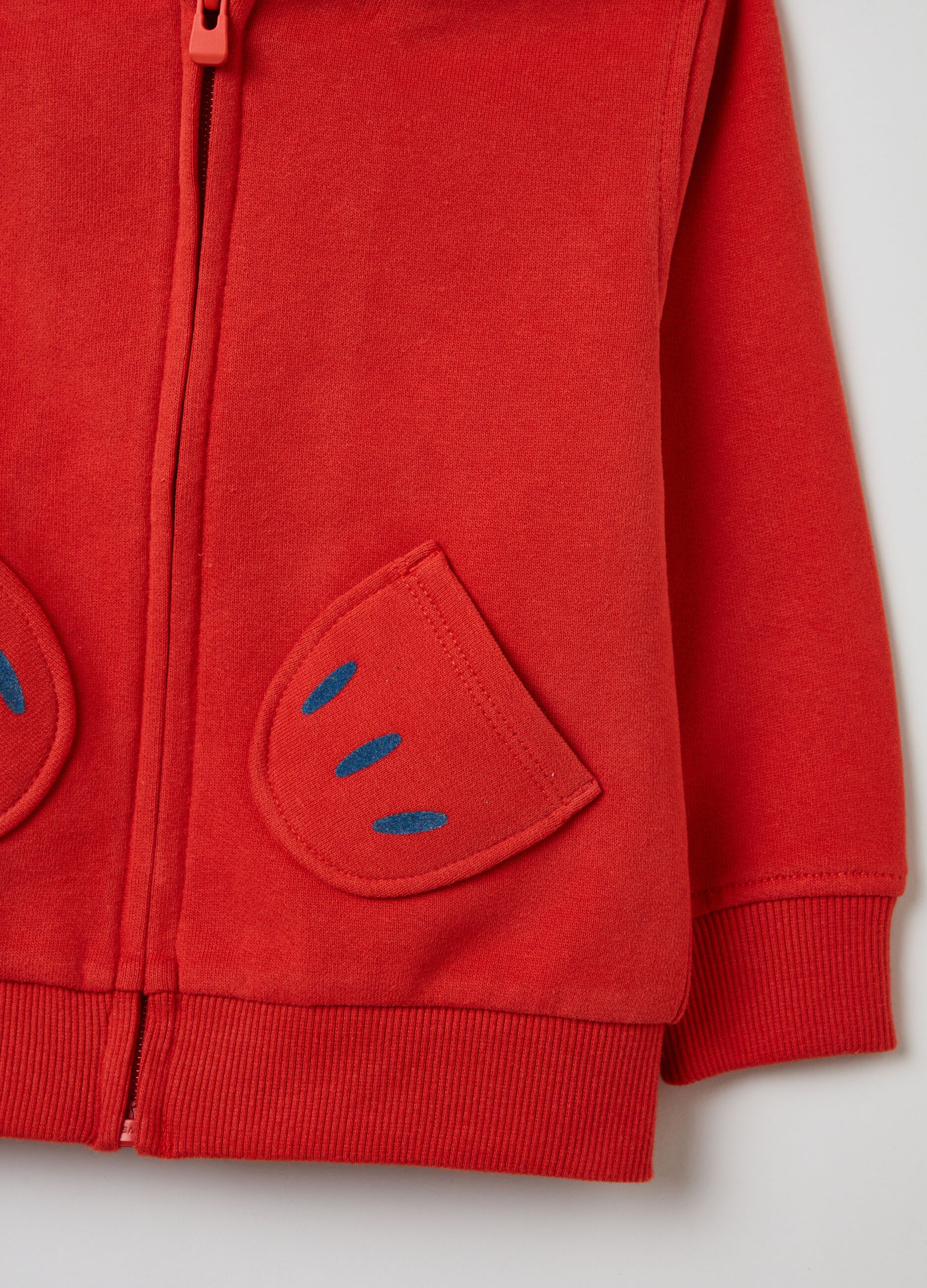 Full-zip in French Terry con cappuccio_2