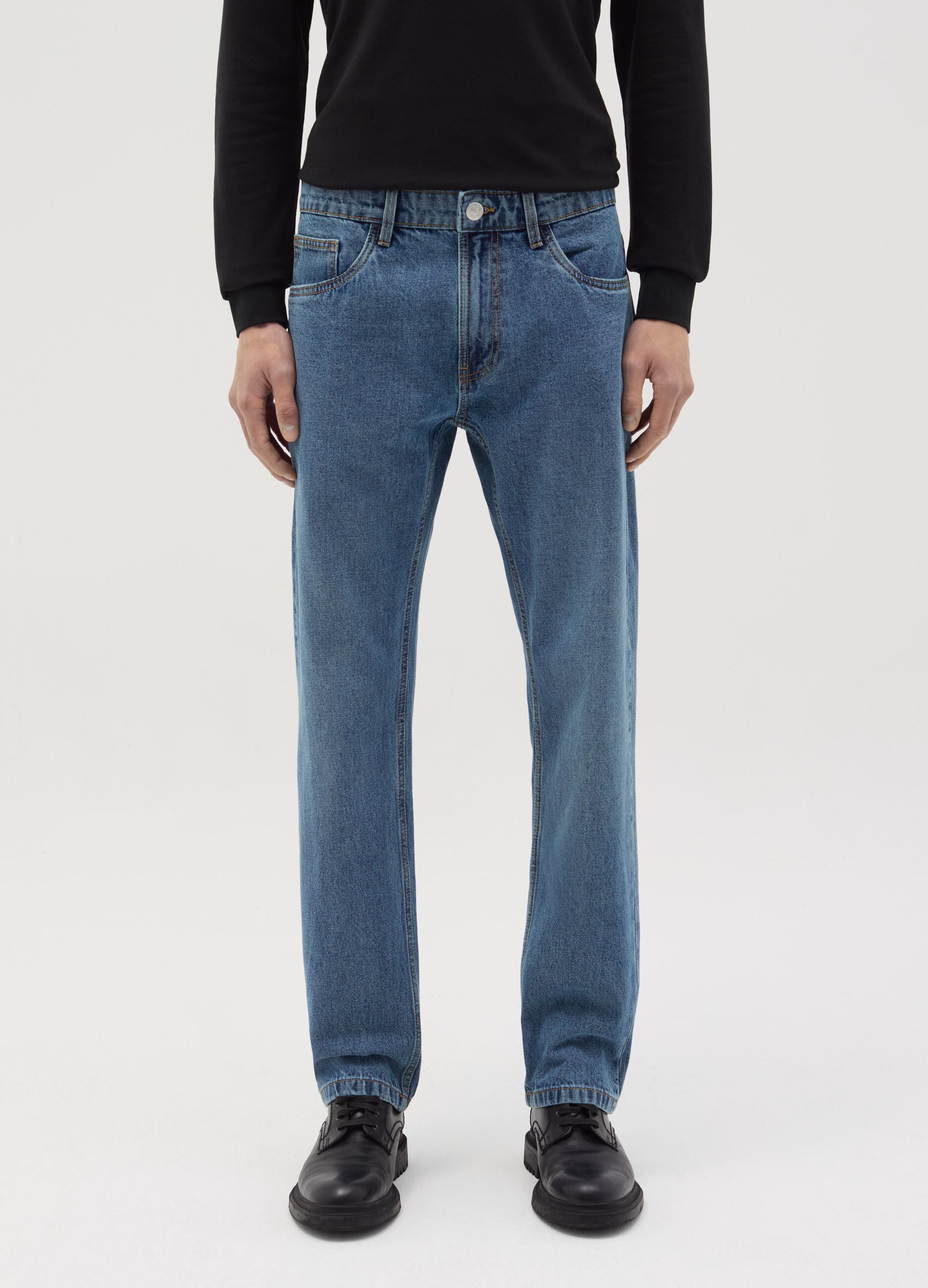 Regular-fit jeans with five pockets
