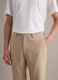 Beige Slim Fit Trousers_3