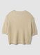 Beige open-knit three-quarter sleeve jumper_4