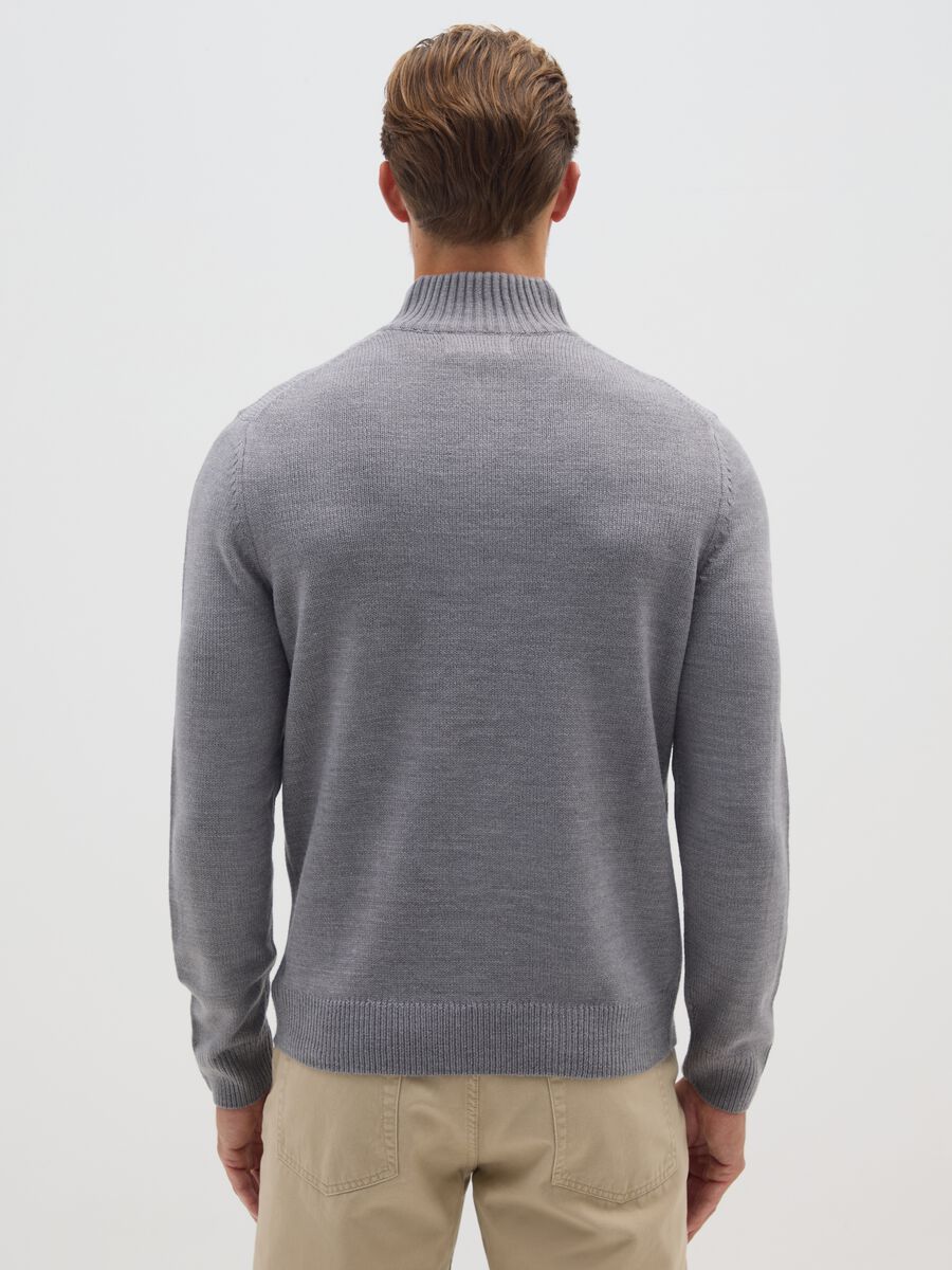 Grey Regular Fit Jumper_2