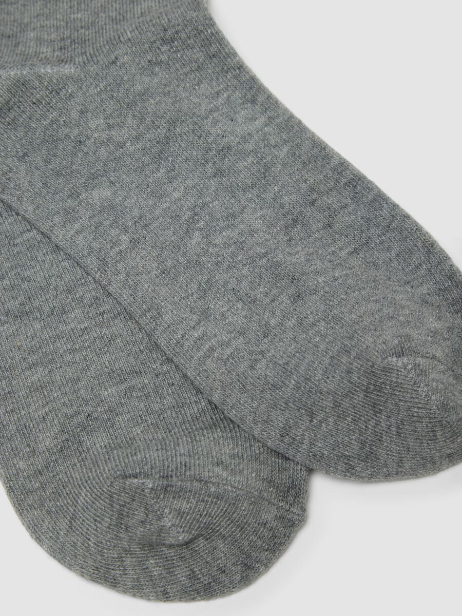 Bipack calzini grigi in misto cotone organico elasticizzato con bassotto_2