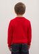 Child's red pure wool jumper regular fit_1