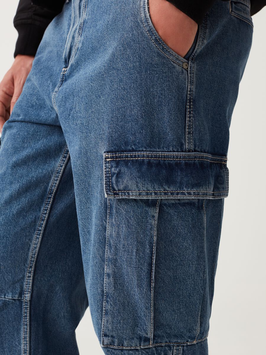 Jeans cargo acid wash_3