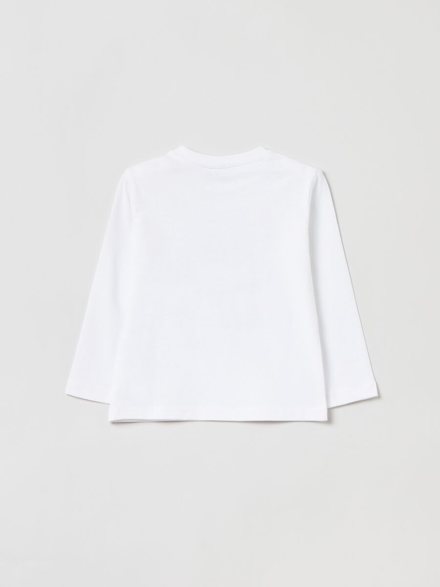 T-shirt a maniche lunghe in cotone_1