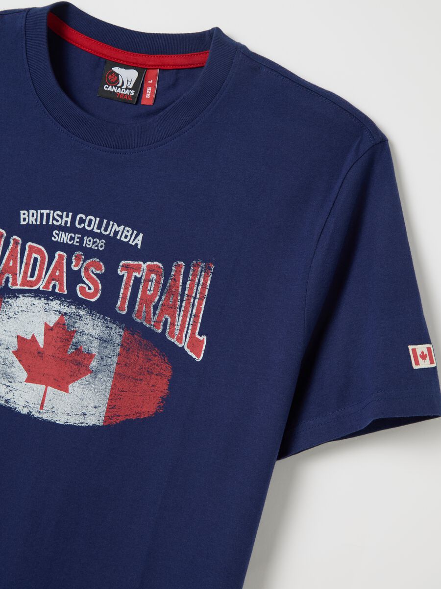 Canada's Trail blue T-shirt with print_5