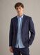 Slim fit pure linen blue blazer_2