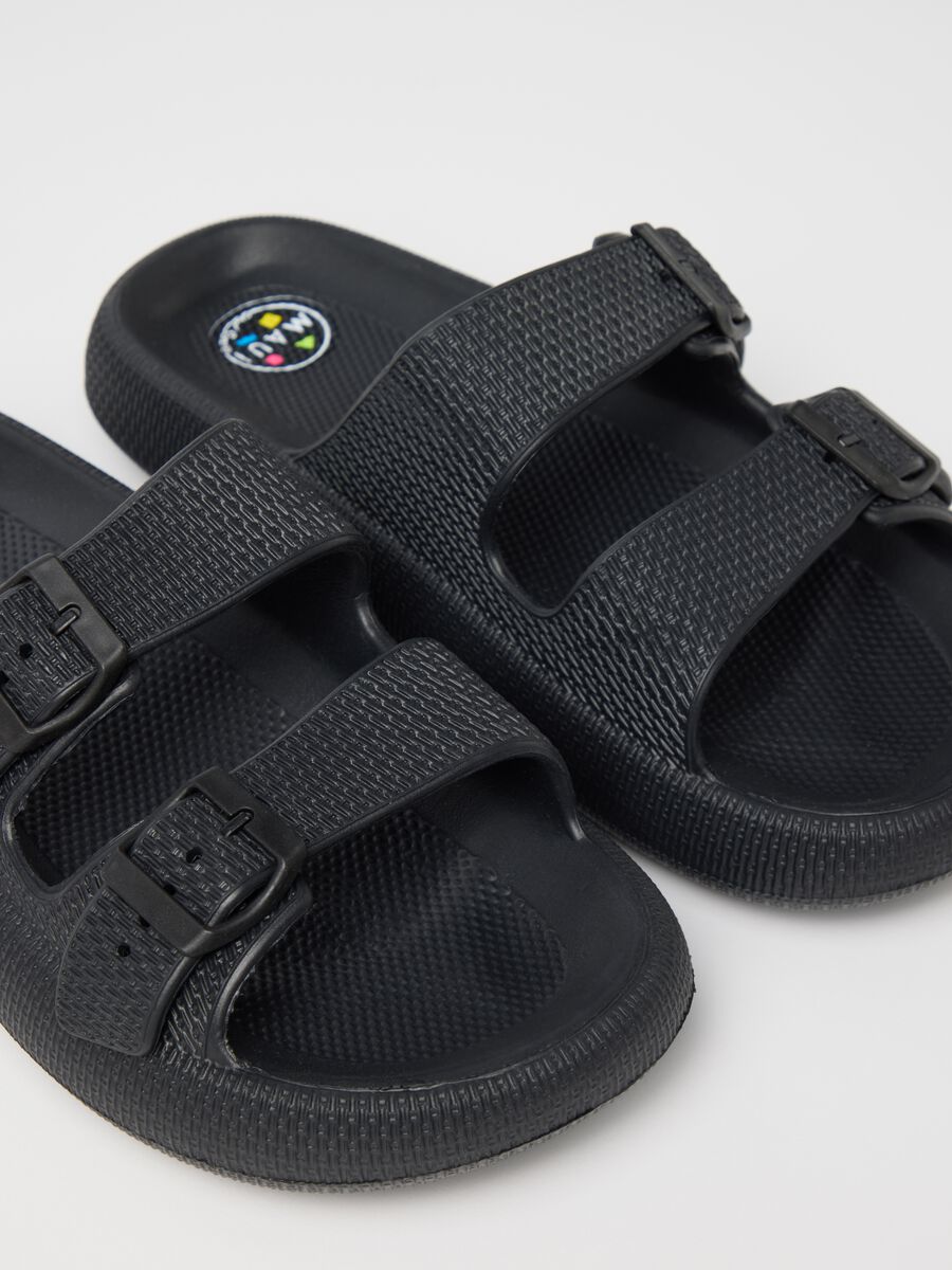 Black double-band sandals_2