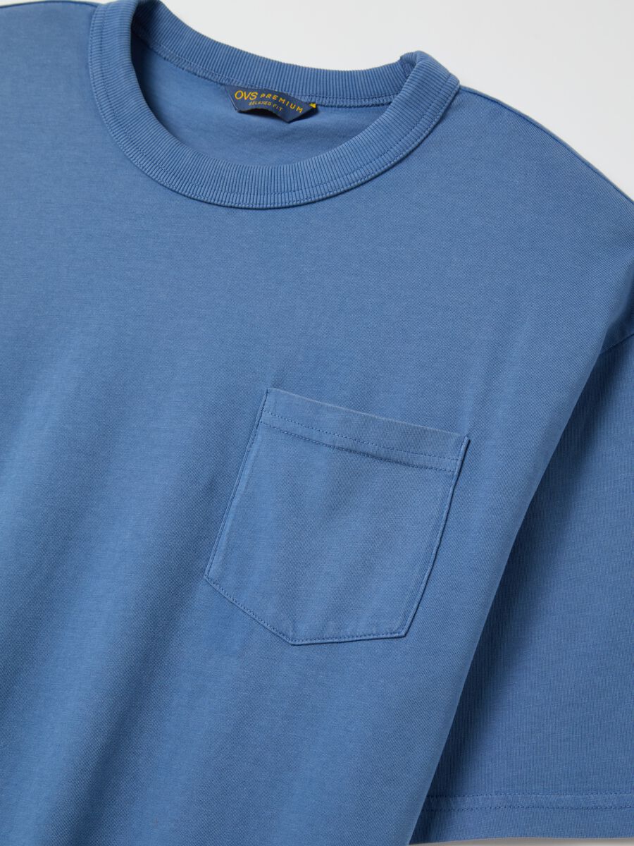 Relaxed-fit T-shirt in cotton with pocket_1
