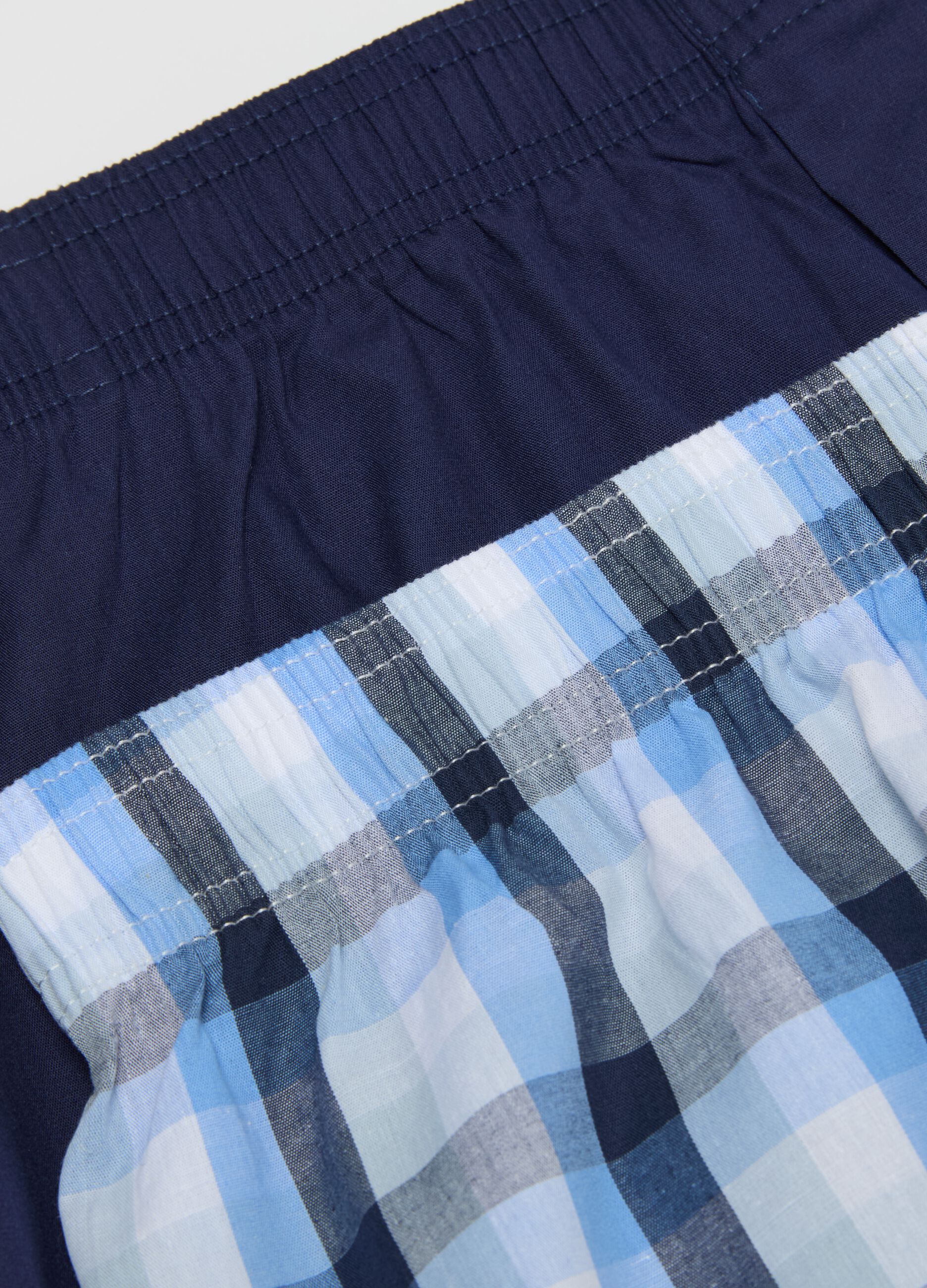 Two-pack woven boxer shorts with pattern