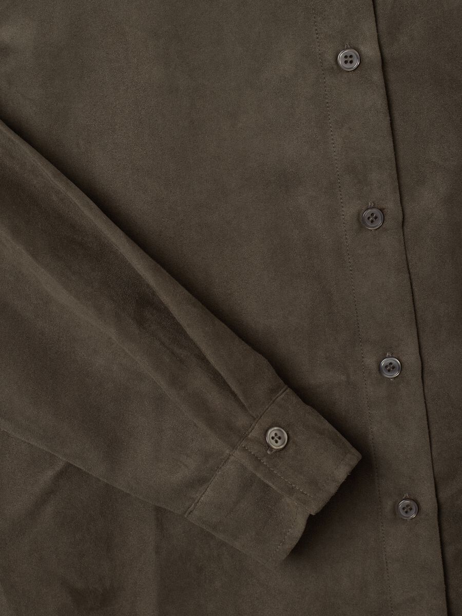 Brown regular fit shirt_5