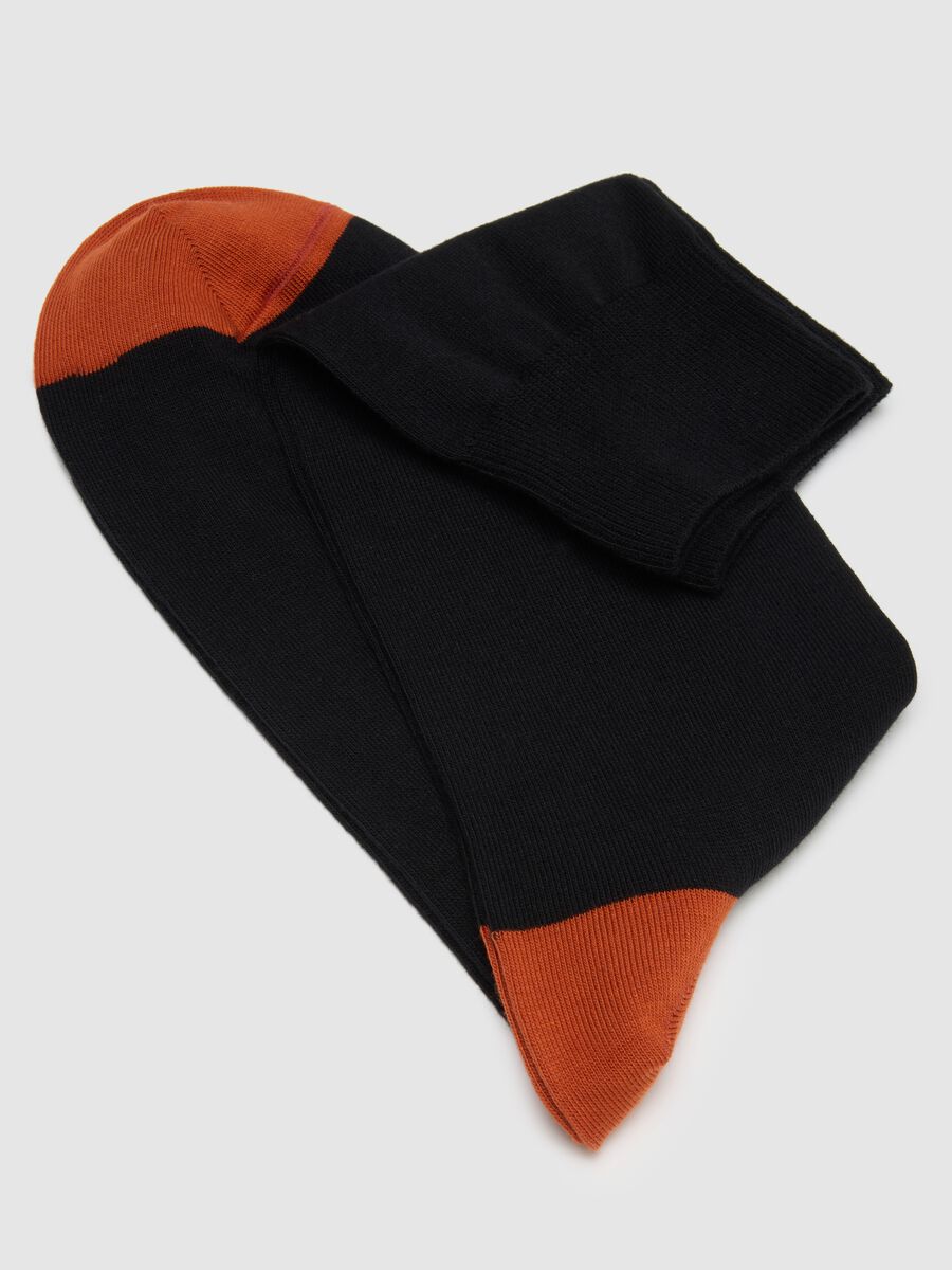 Multicoloured cotton socks twin-pack_2