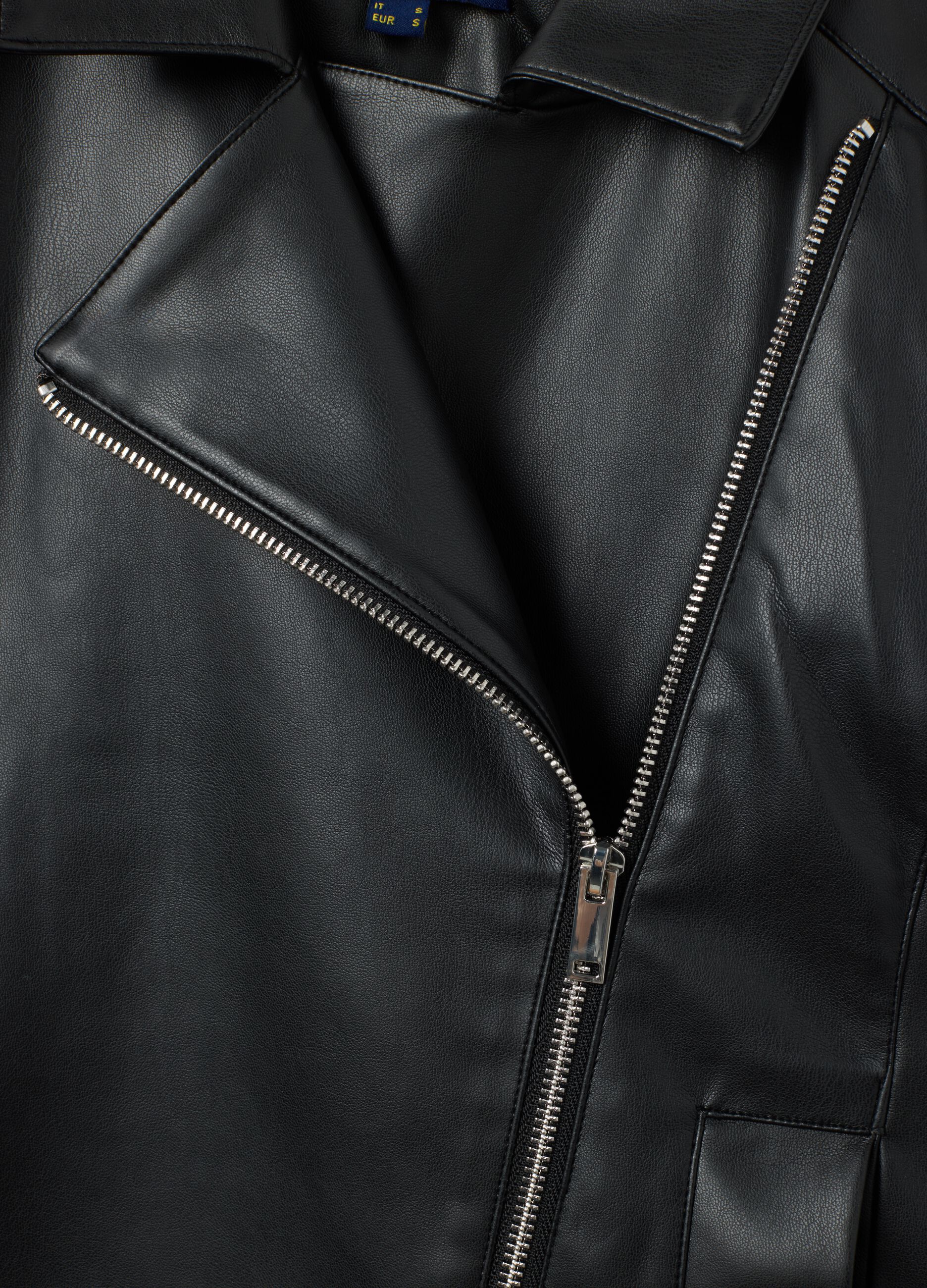 Black Regular Fit Jacket