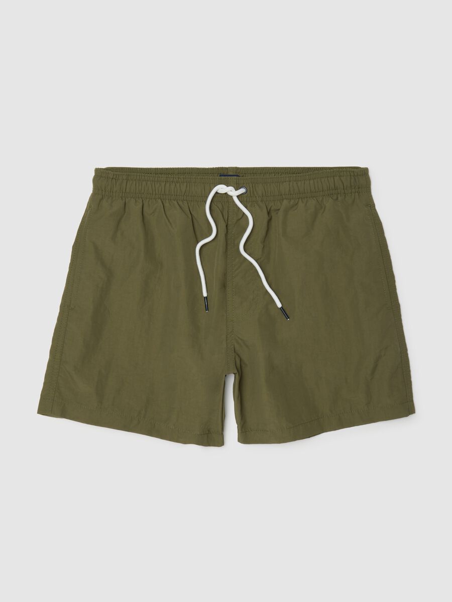 Costume da bagno da uomo in verde regular fit_0