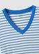 Blue striped stretch viscose T-shirt_1